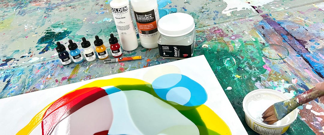 Peinture Acrylique en pot - blanc mélange - Winsor & Newton