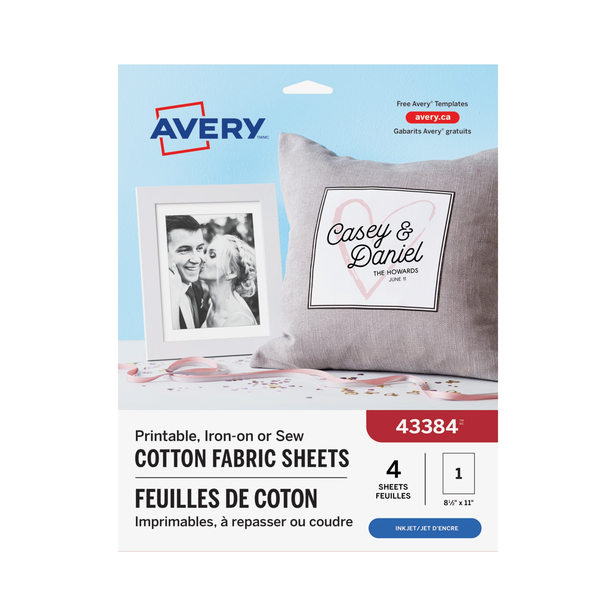 Transferts textiles pour coton blanc ou clair jet d'encre – Boutique avery