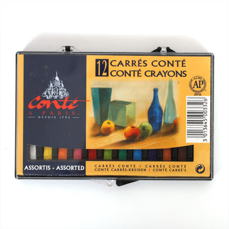 Coffret Bois Crayons et Carrés Esquisse/Couleur Conté à Paris