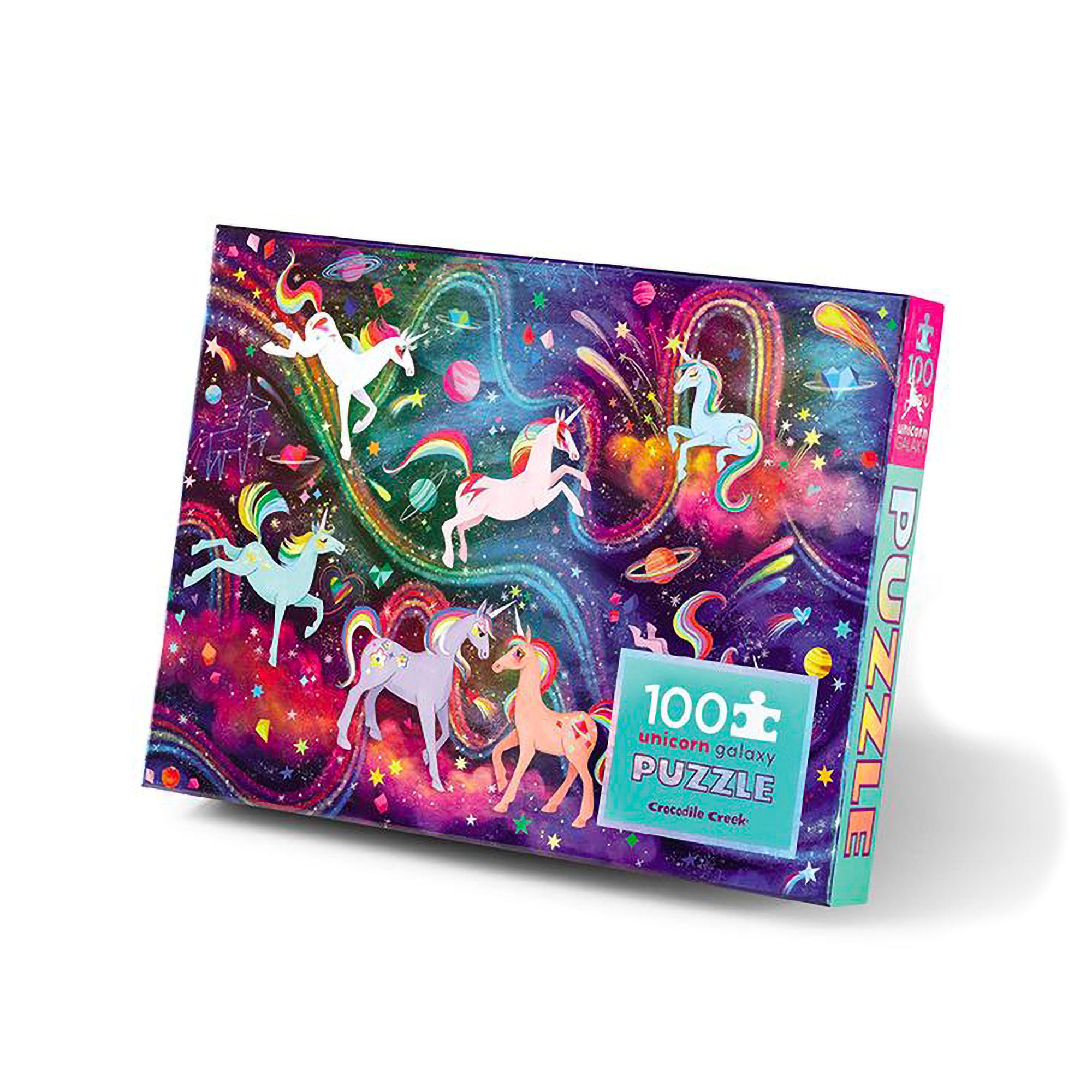 100-Piece Holographic Puzzle - Unicorn