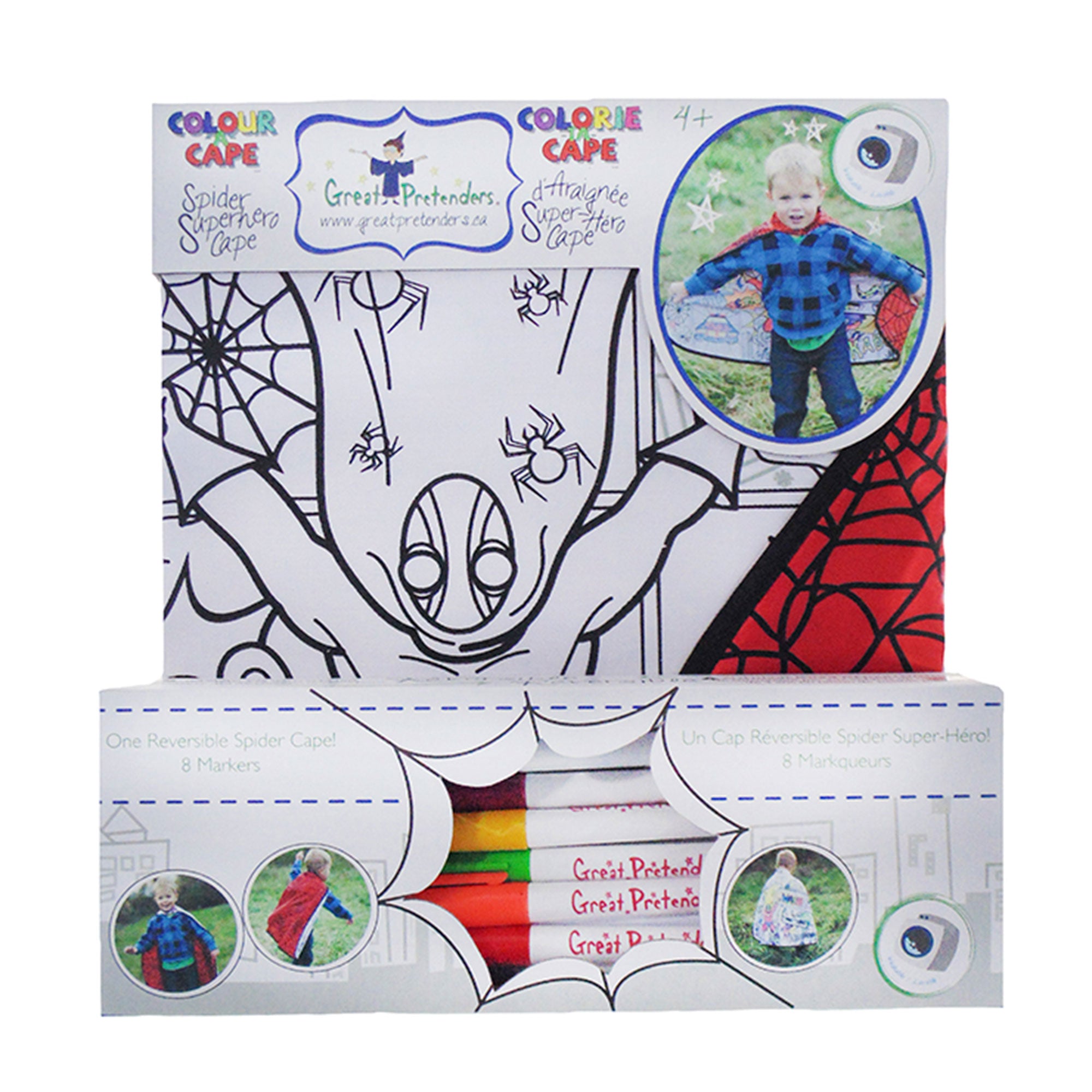Cape et masque de super-héros papillon pour enfants, ensemble de