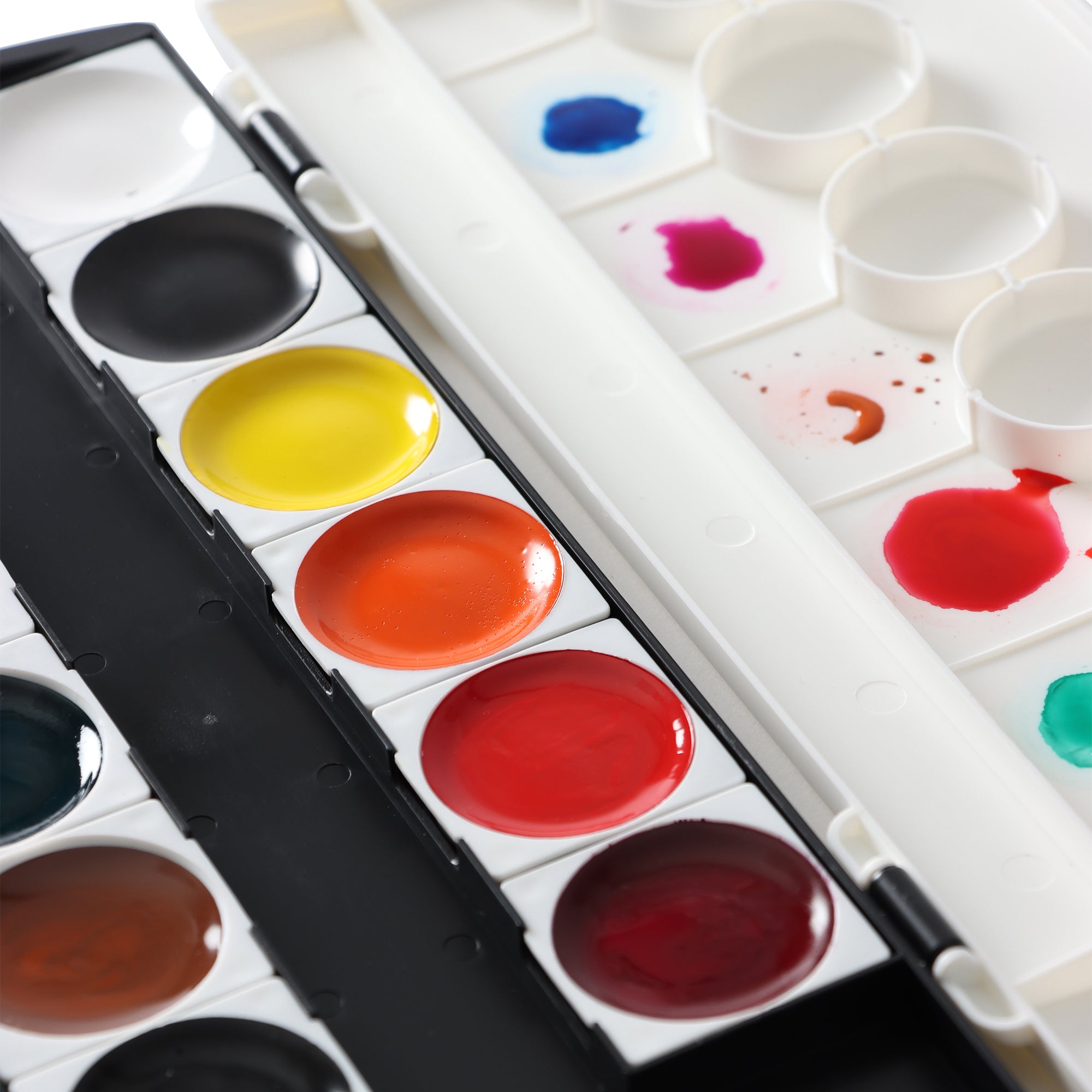 12-Colour Semi-Moist Watercolour Set