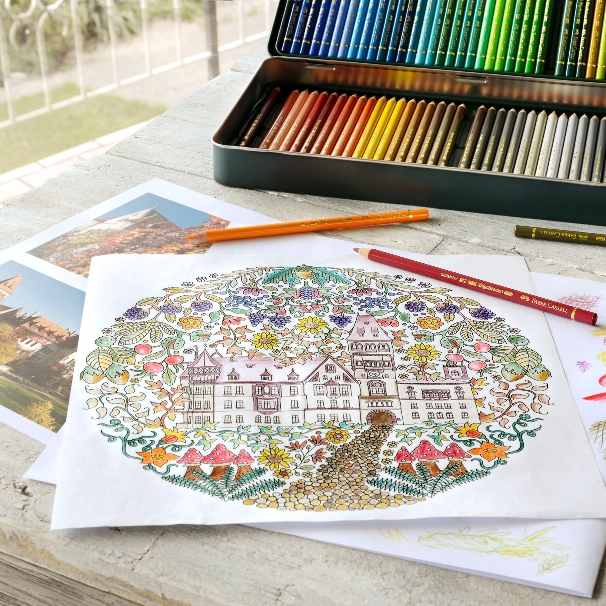 Faber-castell crayons de couleur (lot de 60) - Dessin et coloriage