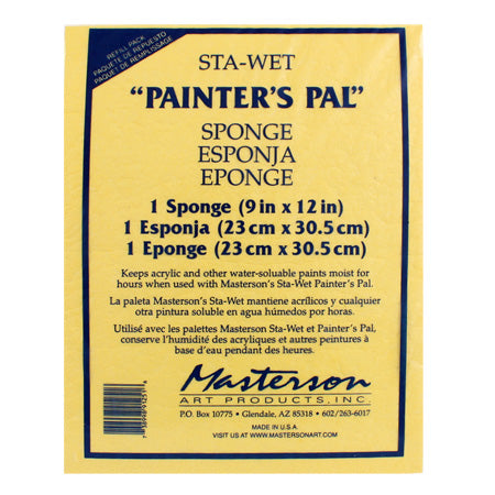  Masterson Sta-Wet Stay Wet Palette - Premier Acrylic Based  Paint Kit, Keeps Wet Paint Fresh For Days, 12 X 16 Inch Artist Palette
