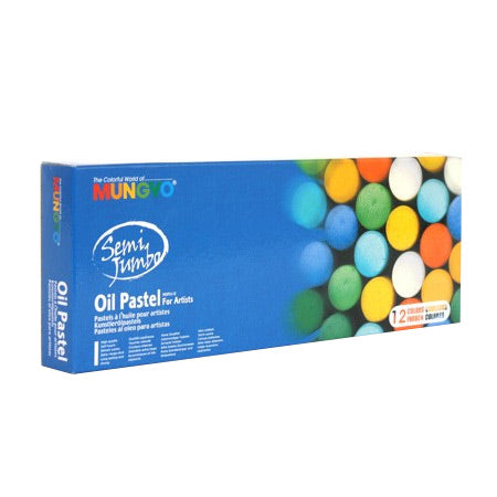 HE1319207 - Artiste Jumbo Oil Pastels - Black and White - Pack of 12