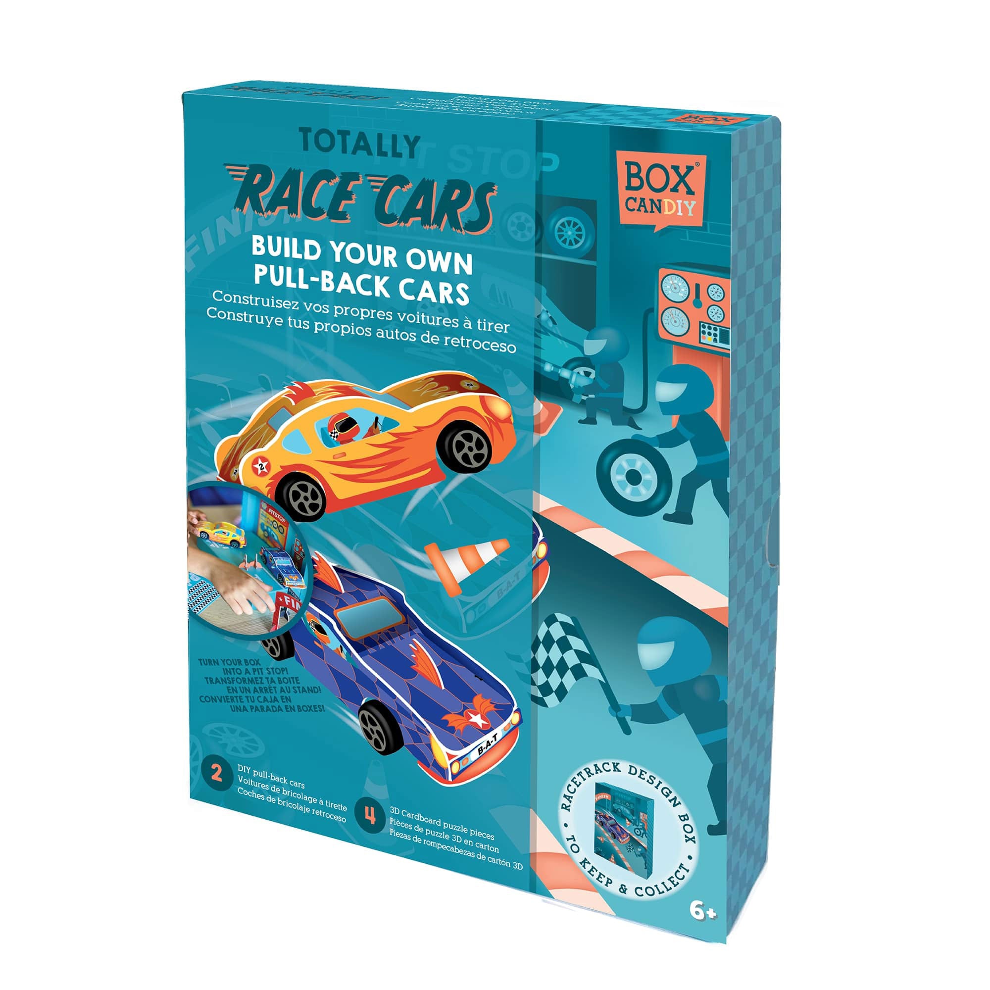 Cars　Pull-Back　Race　Kit　DeSerres
