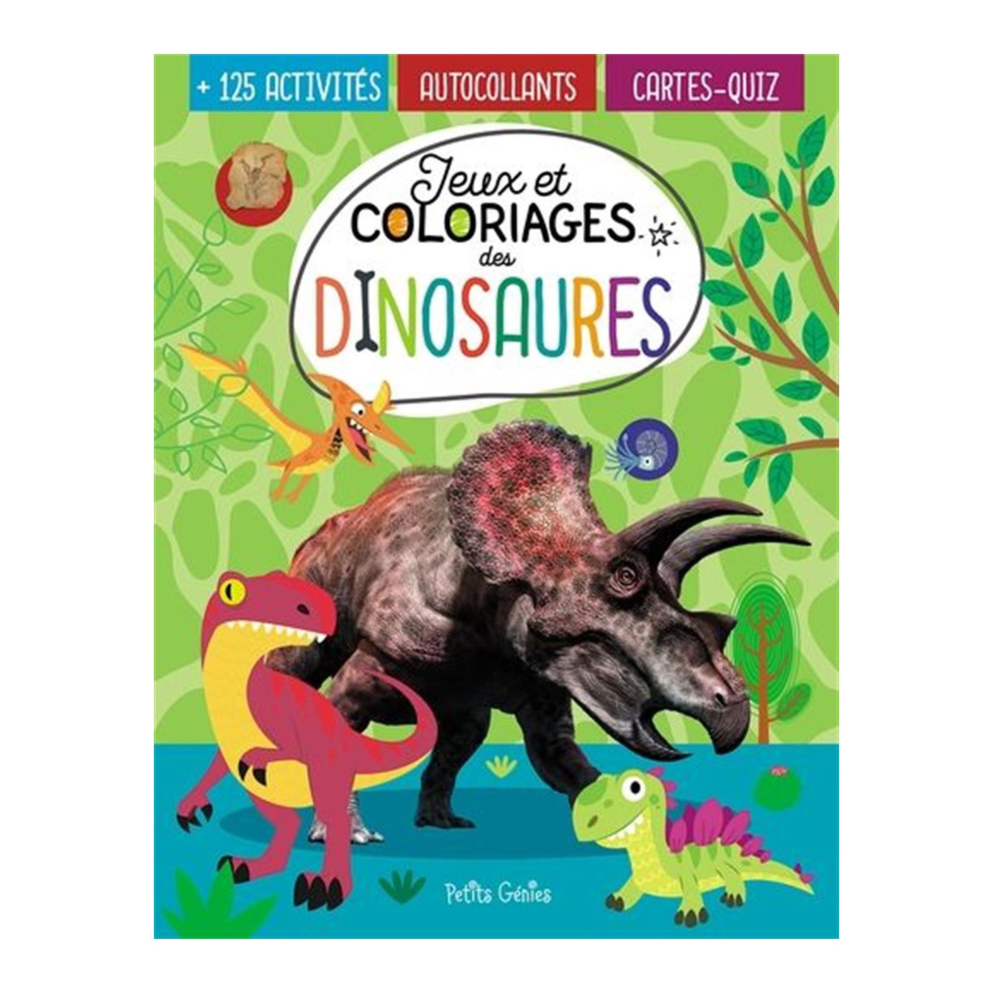 Livre de Coloriage Dinosaure Pour Enfants 6 ans +: Cahier de