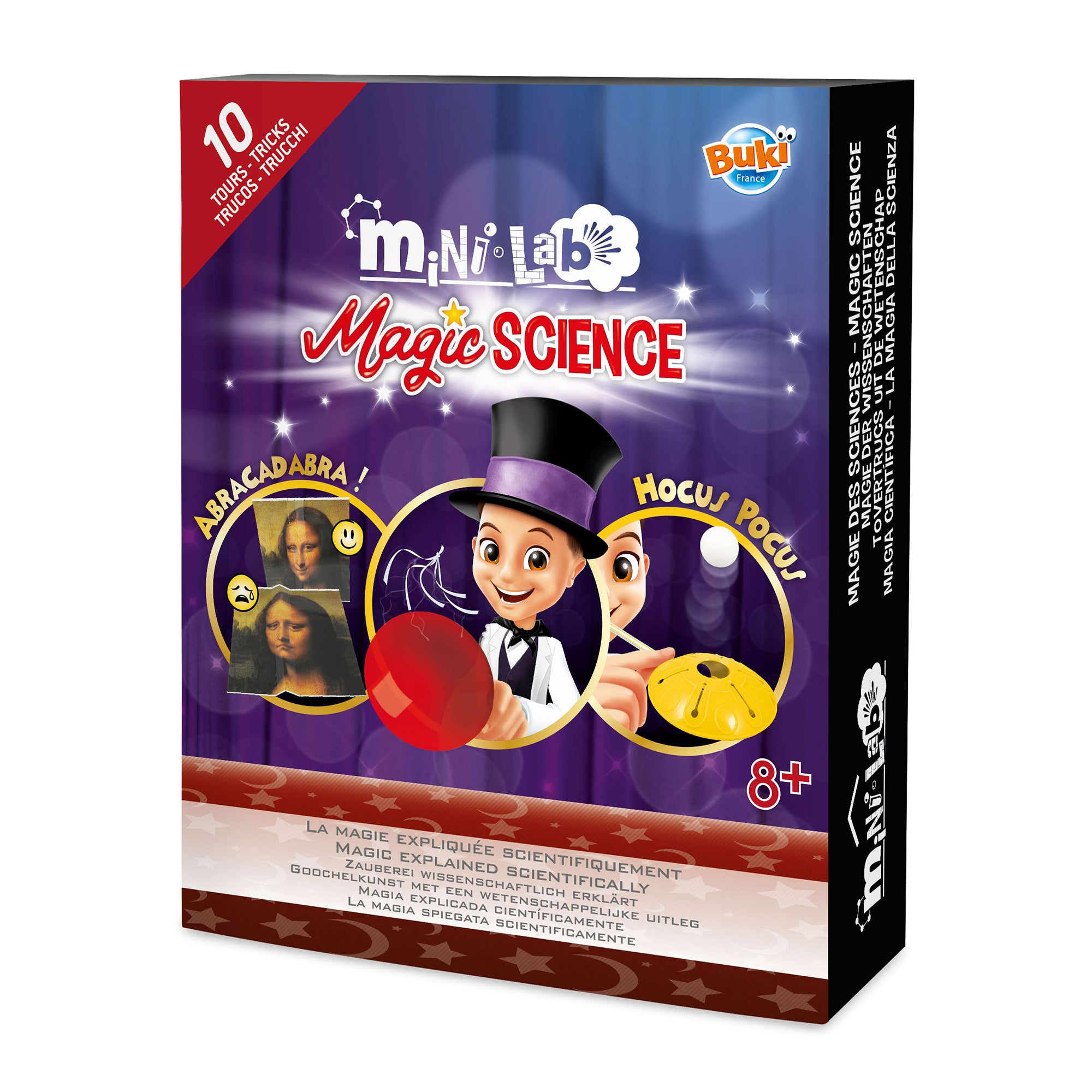 Coffret Jeu Science Magique 20 tours de magie pour Enfants 8 ans + -  Coffret de magie - Achat & prix