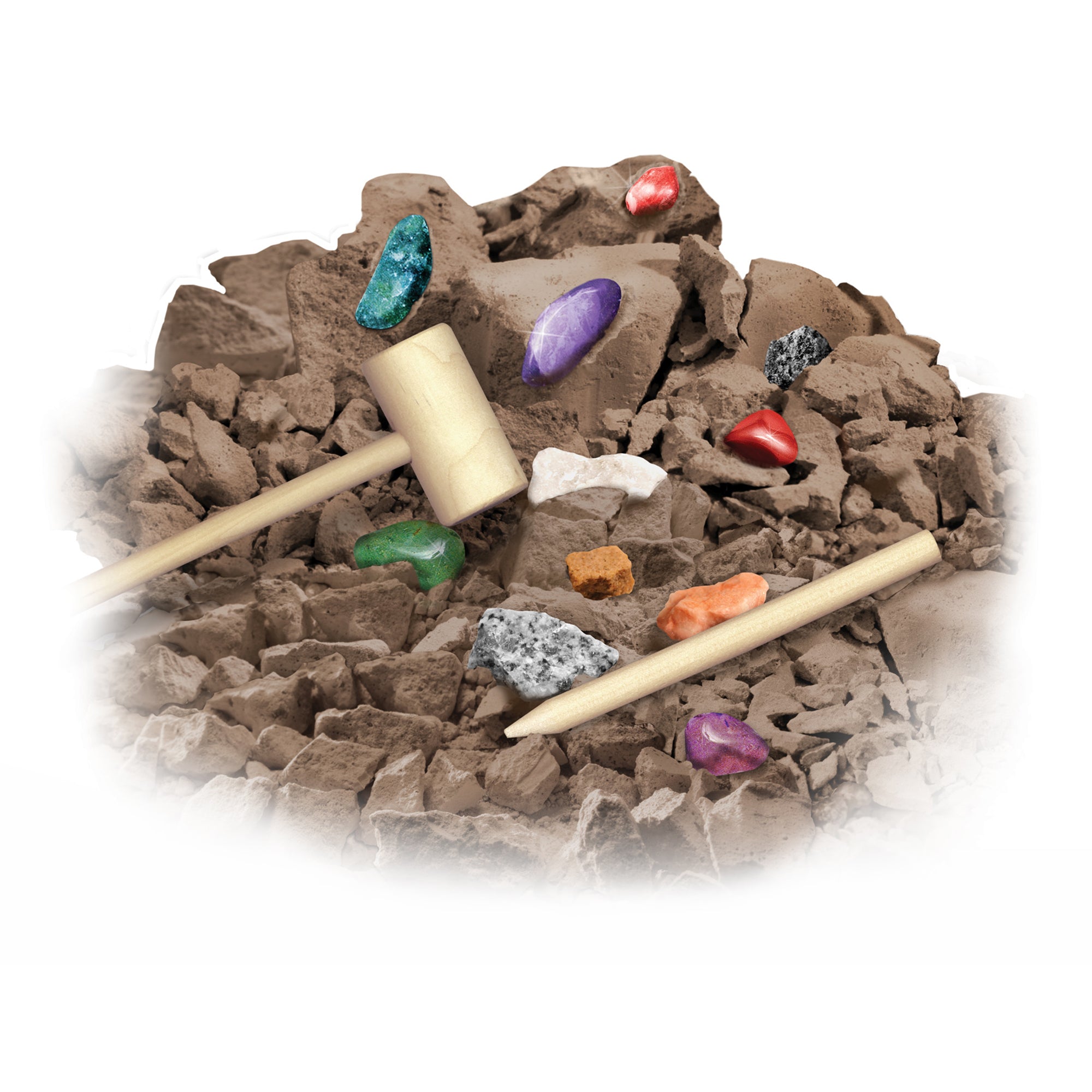 Sillbird Kit d'excavation de minéraux pour enfants à partir de 7 ans, 12 pierres  précieuses creusées jouets expérimentaux, minéralogie excavation cadeau  pour archéologie enfants : : Jeux et Jouets