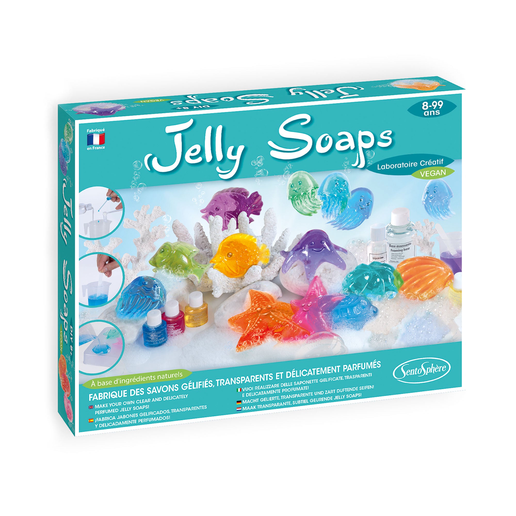 DIY Colourful Jelly Soap  These DIY colourful jelly soaps are