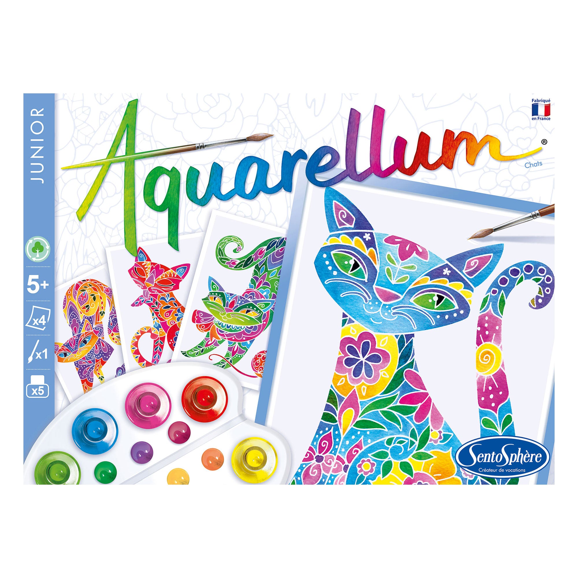 Coffret Aquarellum junior - Chevaliers - Peinture pour enfant