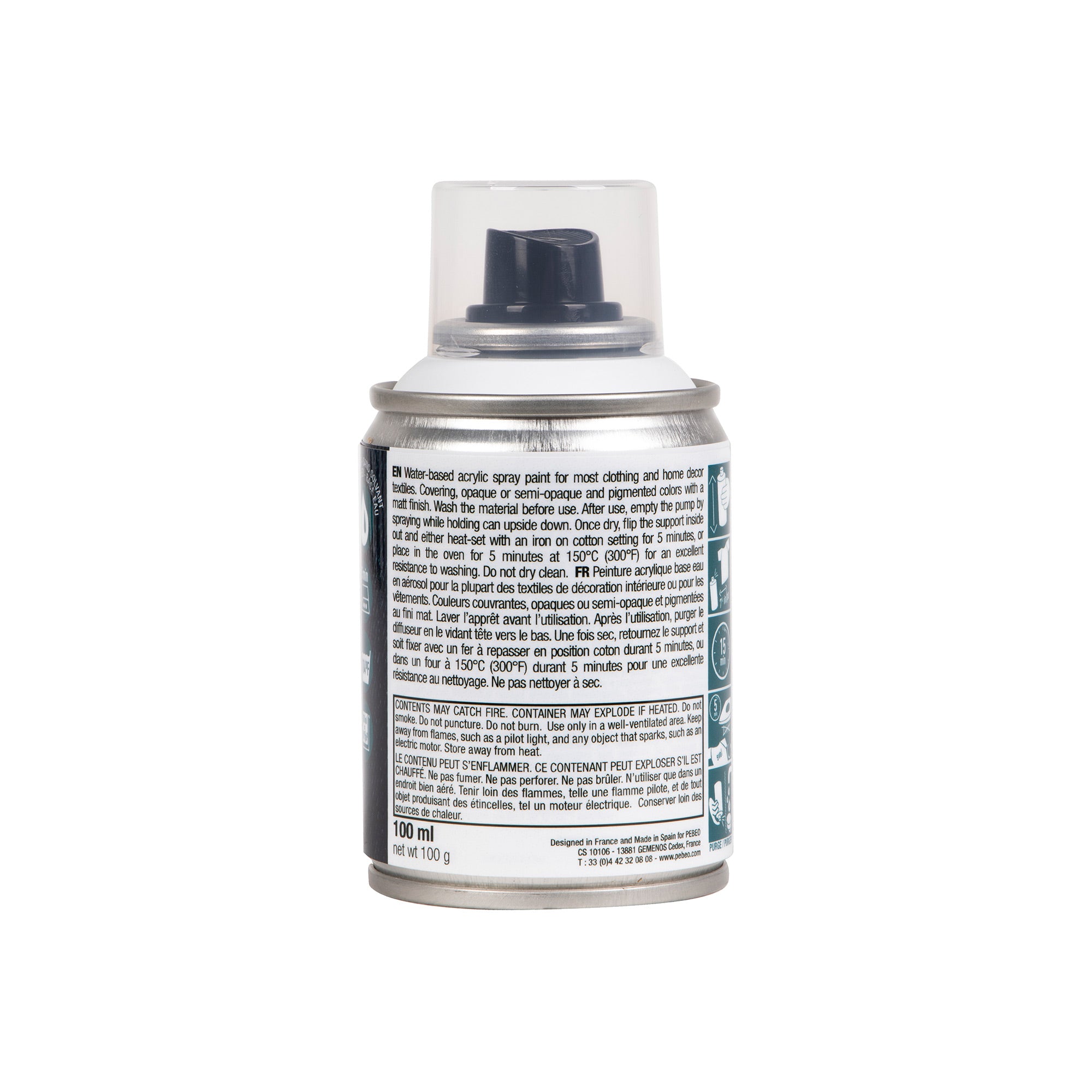 Peinture textile en Spray 7A 100 ml No - Scrapmalin