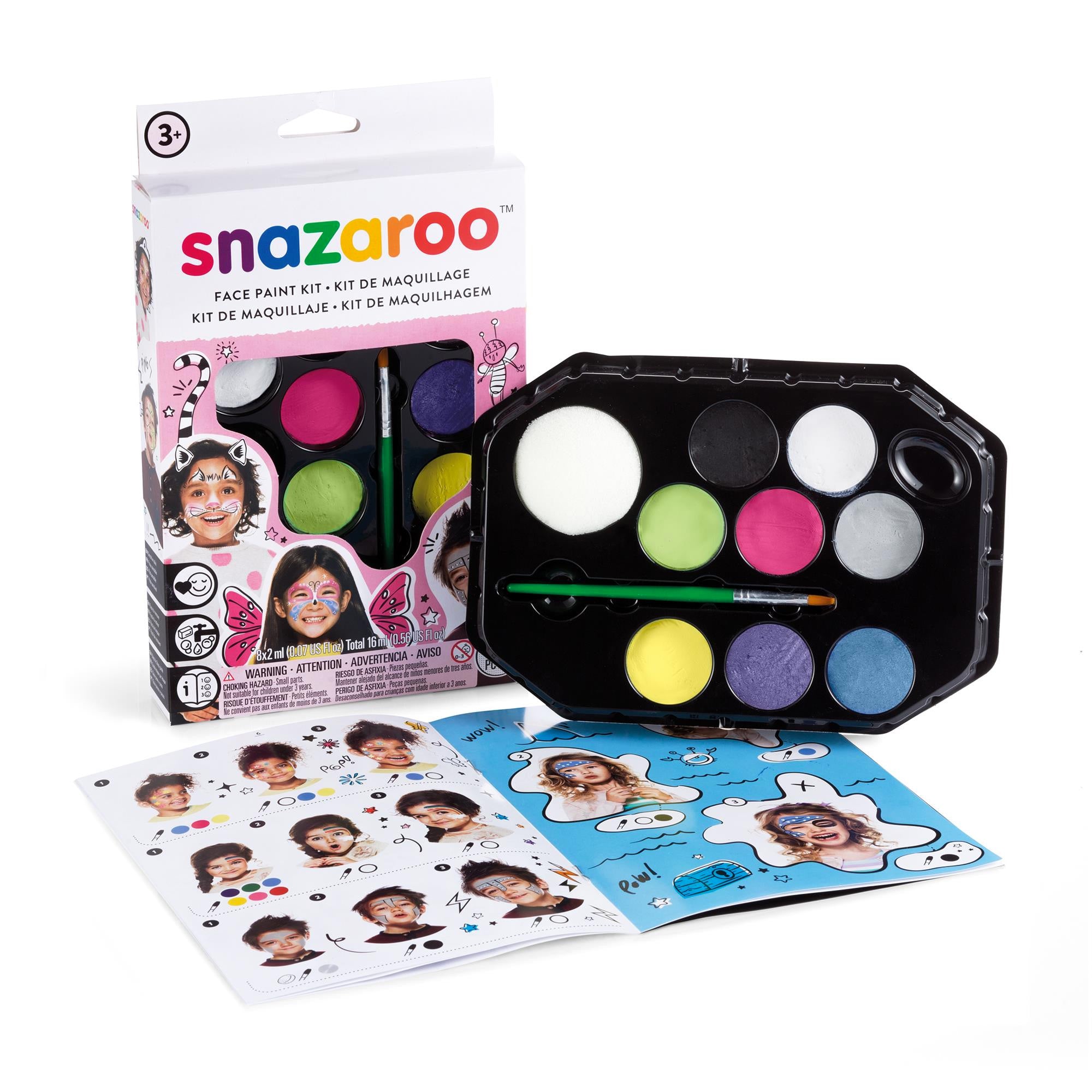 Kit Snazaroo - Livre de modèles et accessoires de maquillage