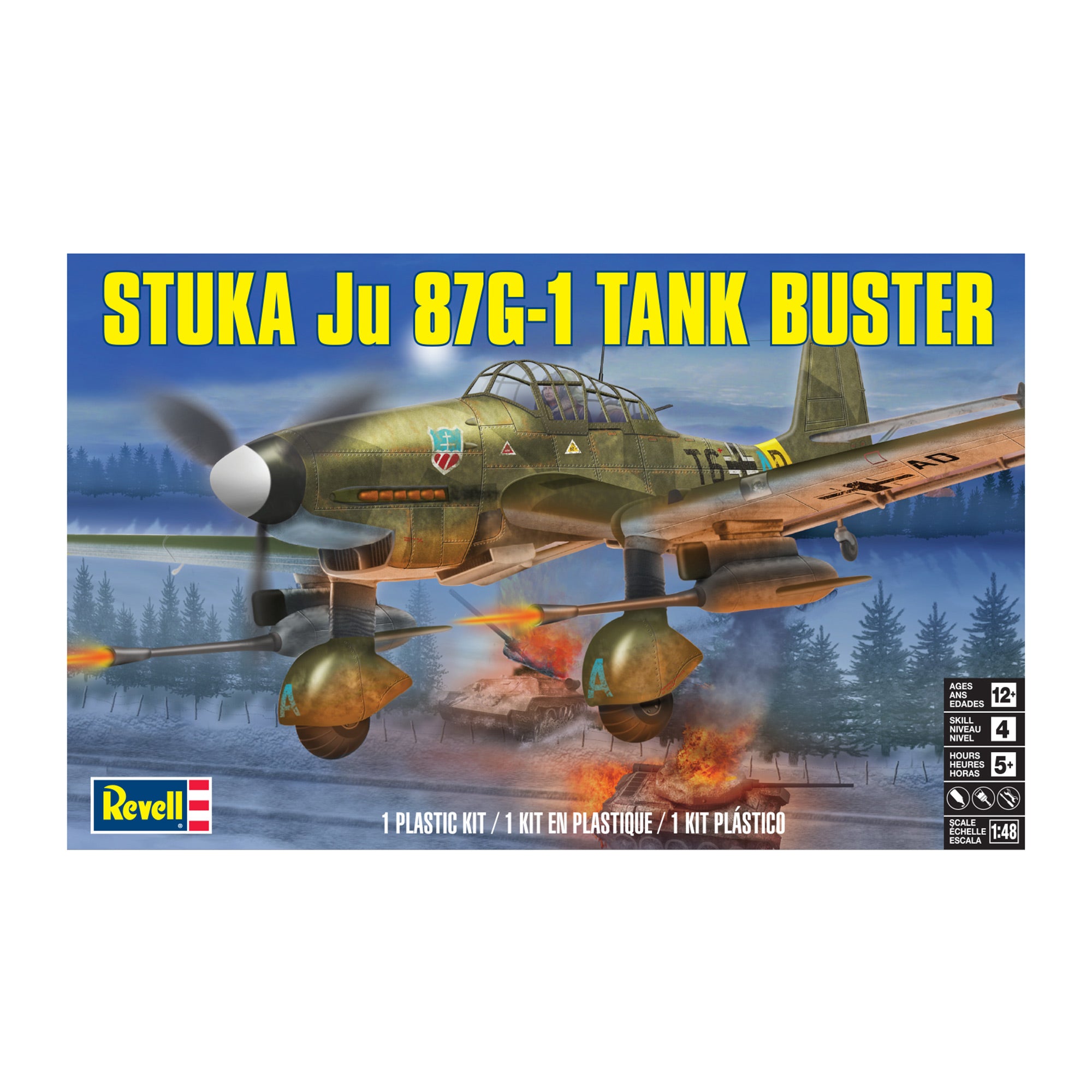 Revell Stuka Ju 87G-1 Tank Buster Plastic Model Kit