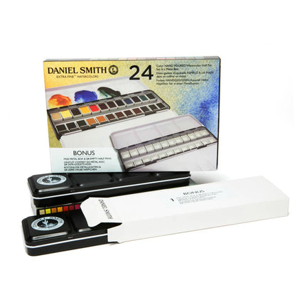 Extra Fine Watercolour Kit - 24 Half Pans