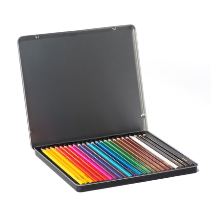 24 crayons de couleur aquarelleables Djeco Bois FSC