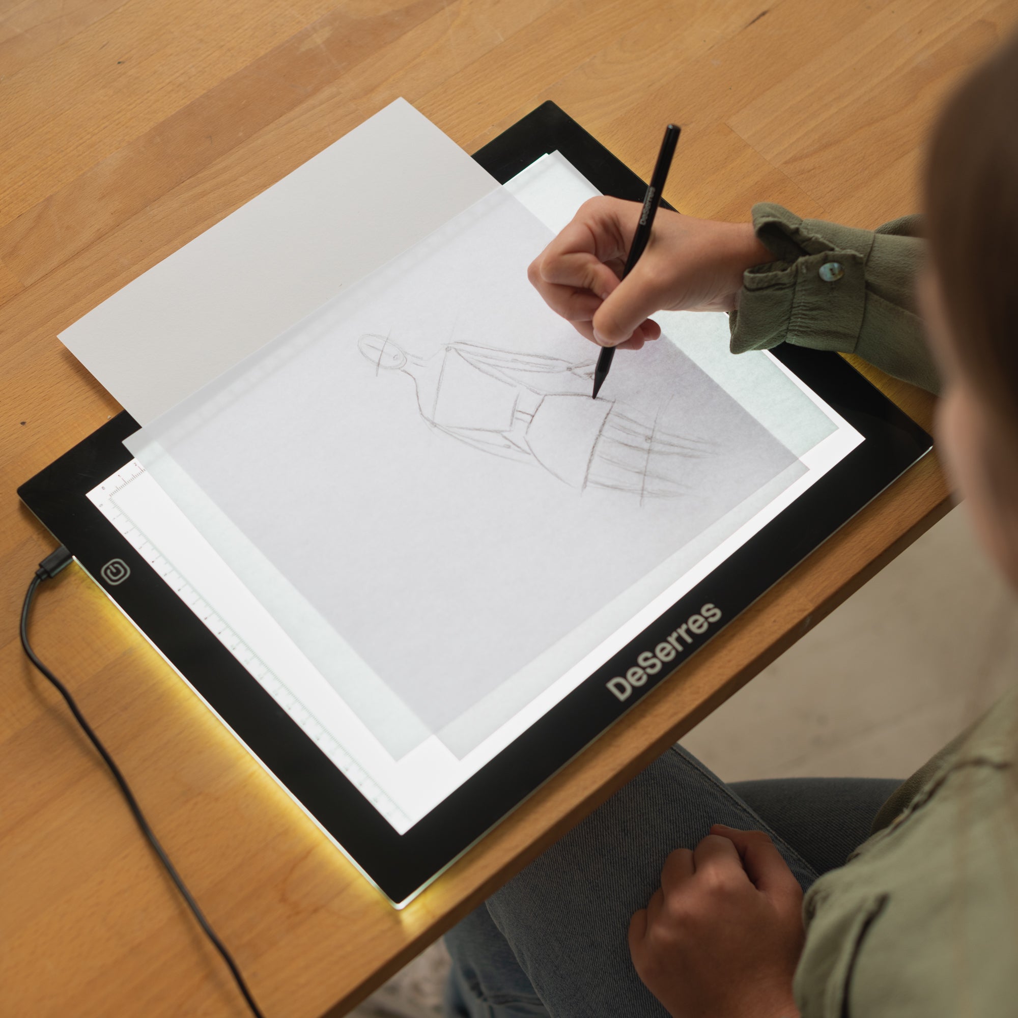 A3 19 LED Tracing Light Box Artist Tracing Light Pad Drawing Board Sketching  Animation, 1 - Ralphs