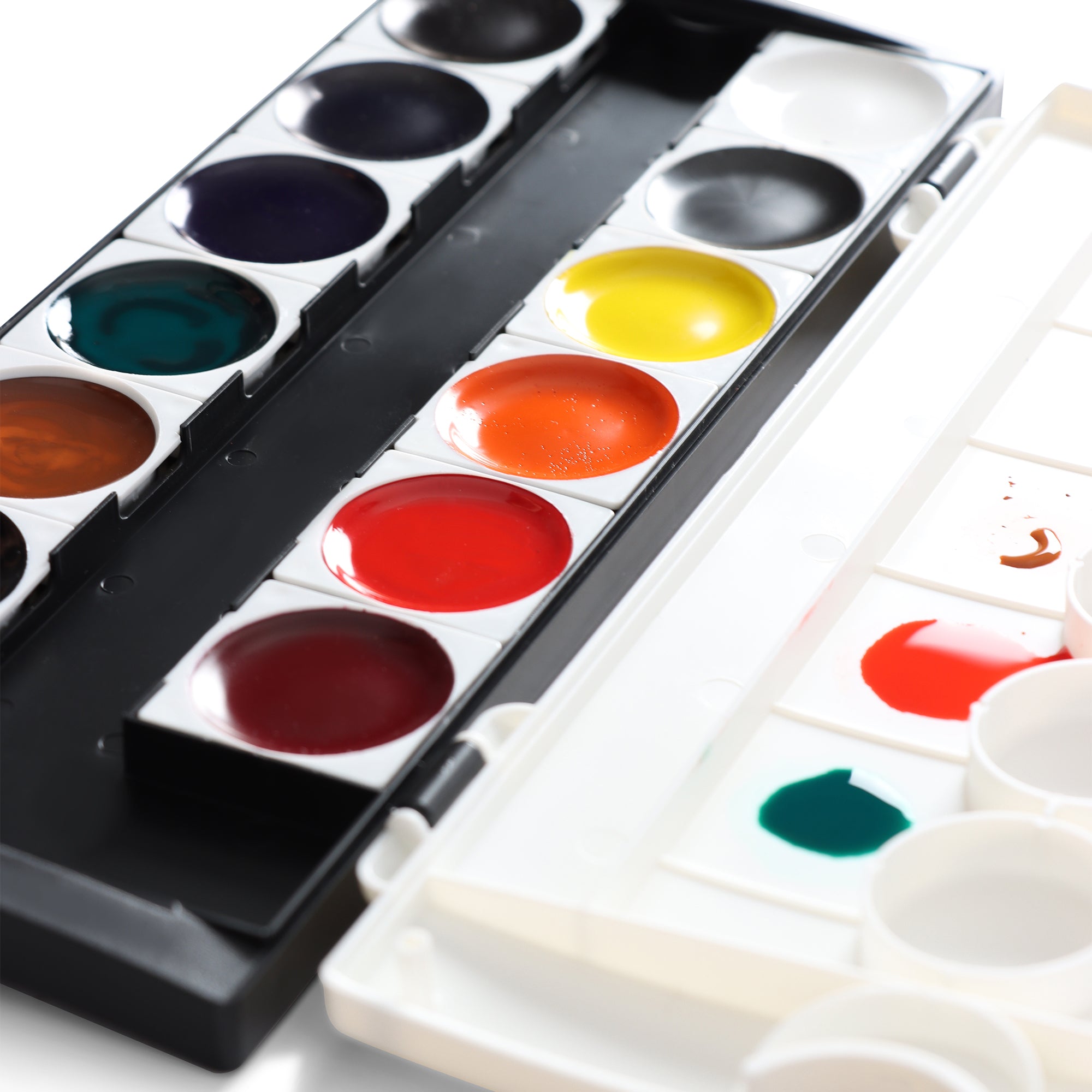 12-Colour Semi-Moist Watercolour Set