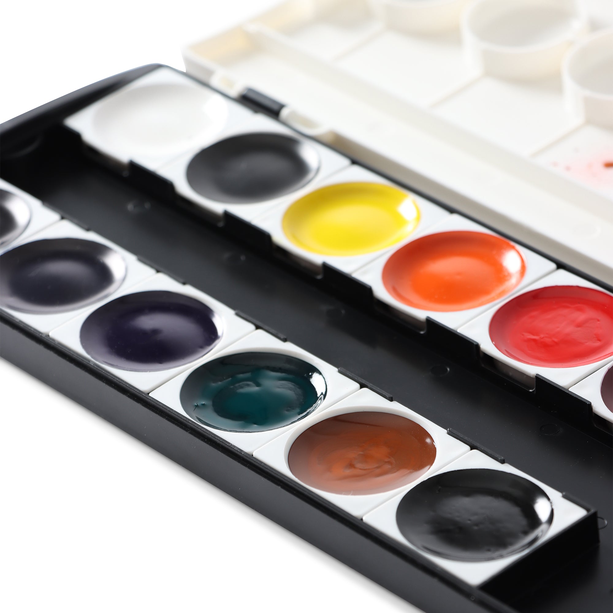 12-Colour Semi-Moist Watercolour Set