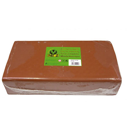 Argile de poterie rouge de 2,5 kg – Argile naturelle