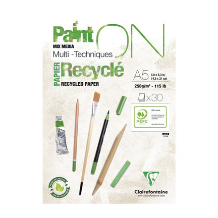 Paint'ON Mixed Media Glued Pad - Recycled