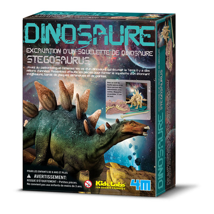 Dig a Dinosaur Skeleton - Stegosaurus, French Ed. | DeSerres