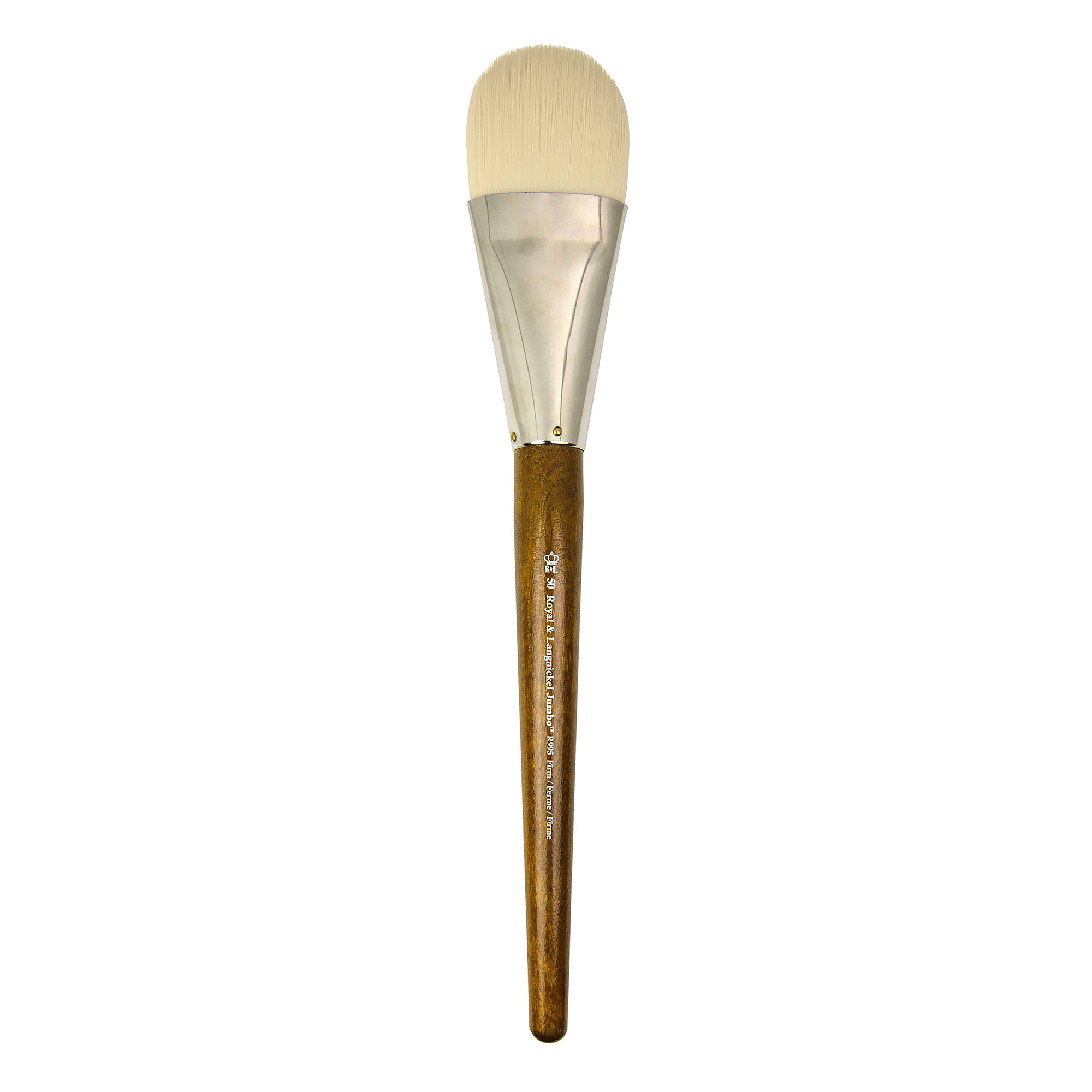 Jumbo White Paintbrush - Filbert | DeSerres