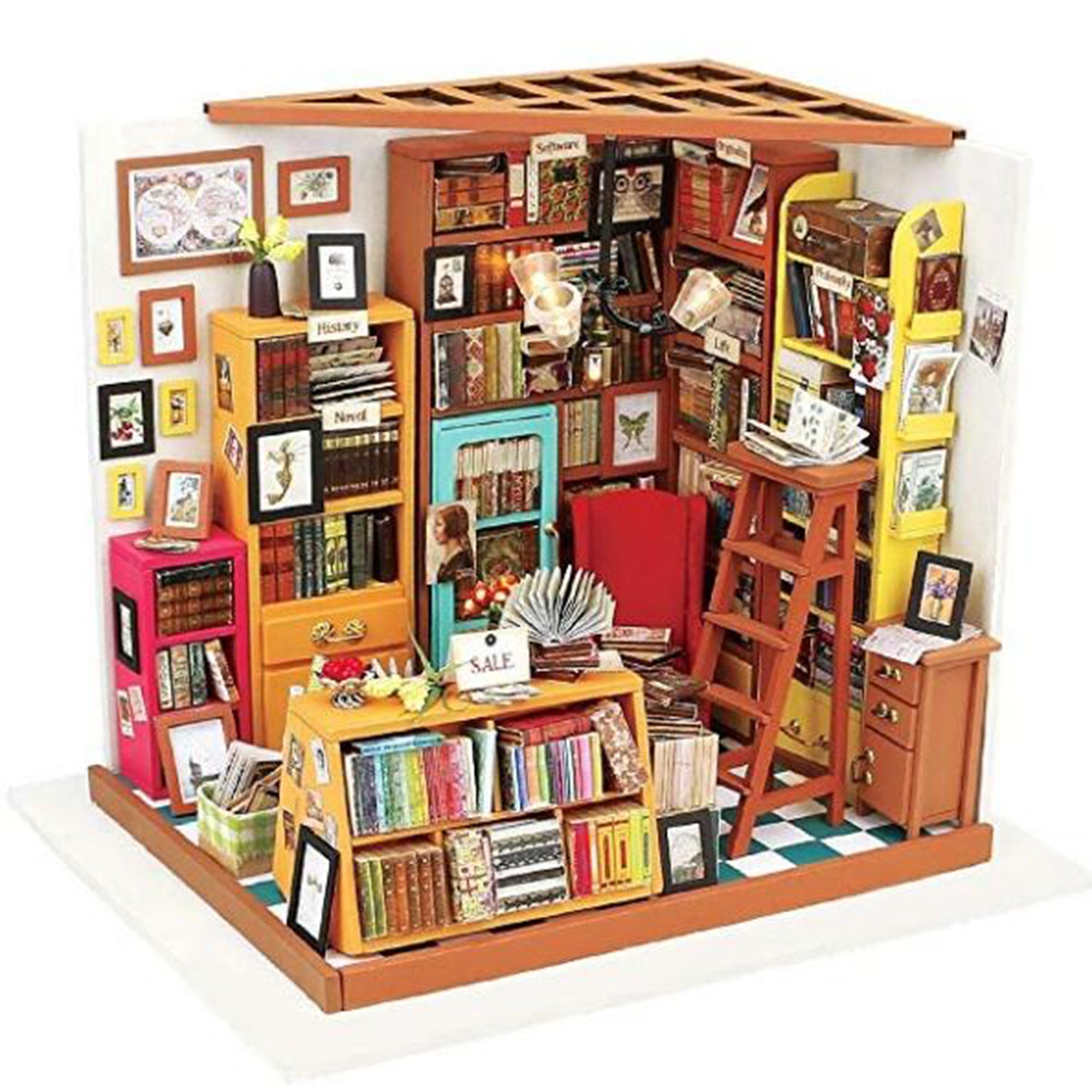 DIY Mini House - Sam's Study Library | DeSerres