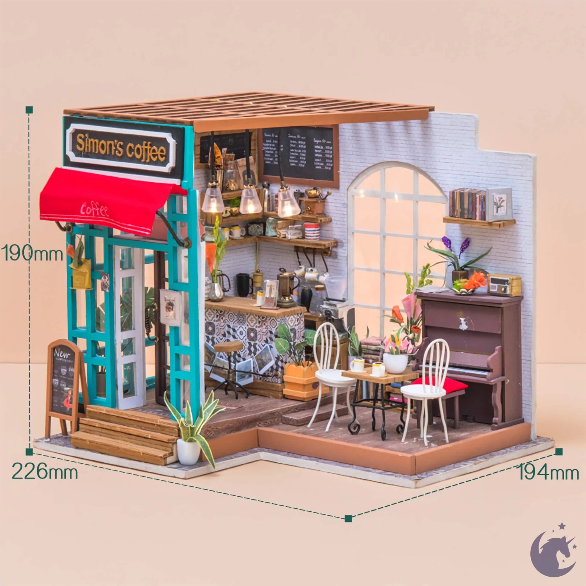 Diy miniature cheap coffee shop