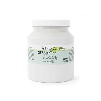 Tri-Art Acrylic White Gesso - White, 500 ml